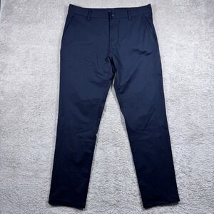 Rhone Commuter Classic Pants Mens 33x30 Navy Performance Travel Stretch Chino